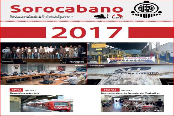 Jornal O Sorocabano - Continuamos
juntos em 2018