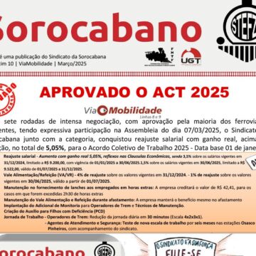 Conquistamos mais uma vitória para os ferroviários da ViaMobilidade