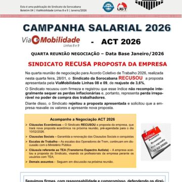 Campanha Salarial 2026 – ACT ViaMobilidade Linhas 8 e 9