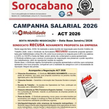 Campanha Salarial 2026 – Via Mobilidade