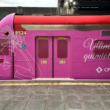 CPTM lança ‘Trem da Esperança’ com viagem simbólica de pacientes oncológicos e instala ‘Sino da Superação’ na Estação Brás