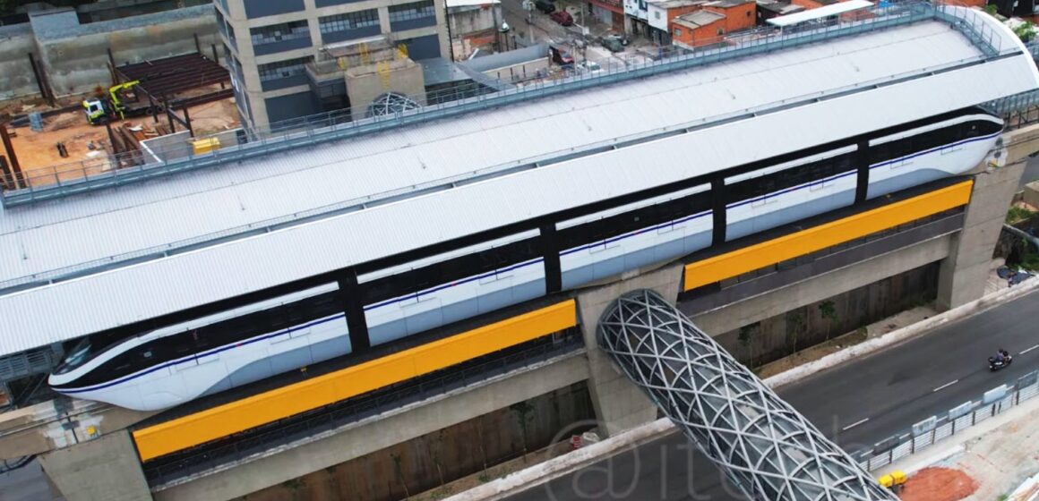 trem-da-byd-na-estacao-brookli-20260322 Metrô iniciou “operação branca” na Linha 17-Ouro