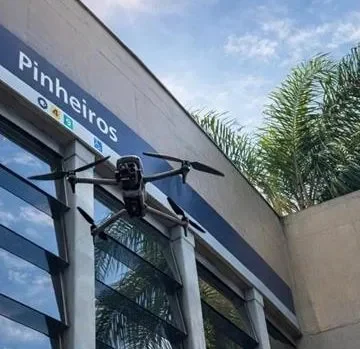 Linhas 8-Diamante e 9-Esmeralda ampliam segurança operacional com uso de drones em rondas e inspeções ferroviárias