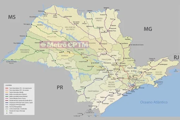 CPTM abre licitação para mapeamento aéreo de futuras expansões ferroviárias em São Paulo