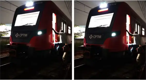 Descarrilamento na CPTM paralisa Expresso Aeroporto; passageiros andam pelos trilhos