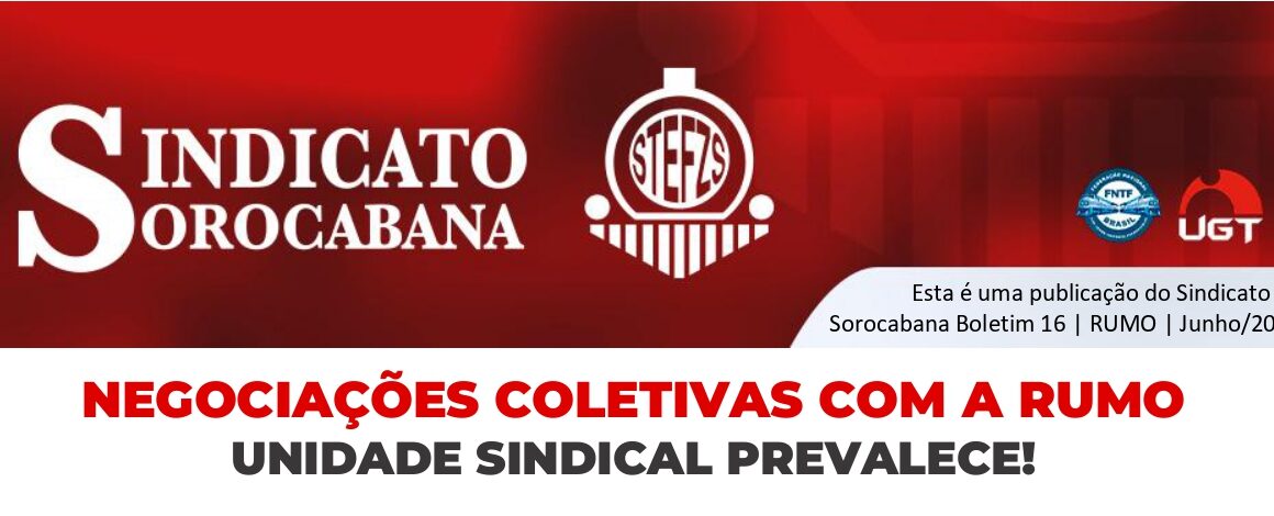 NEGOCIAÇÕES COLETIVAS COM A RUMO