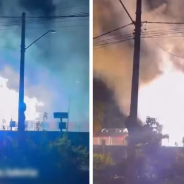 Falha elétrica provoca explosão em fiação da Linha 11-Coral da CPTM